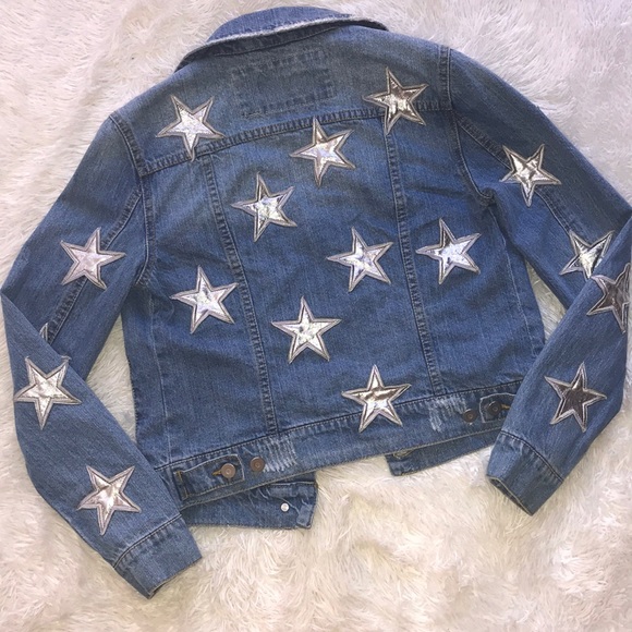 🎉Sale🎊 New Bagatelle Star Denim Jacket - Picture 14 of 16